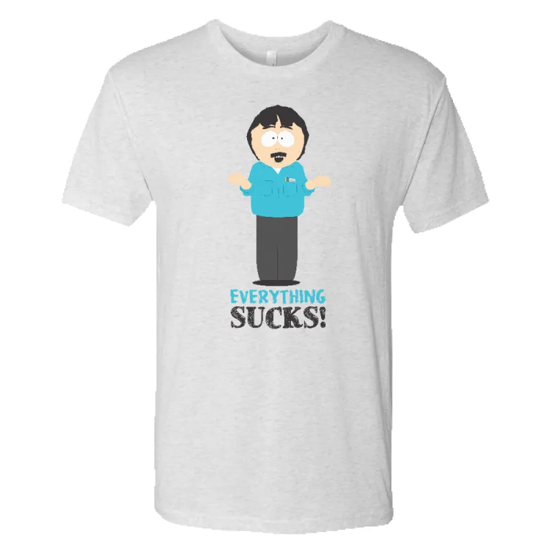 South Park Randy Everything Sucks Men's Tri-Blend T-Shirt sold by South Park Shop