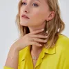 Geometric Heart Adjustable Ring in Sterling Silver sold by Spero London