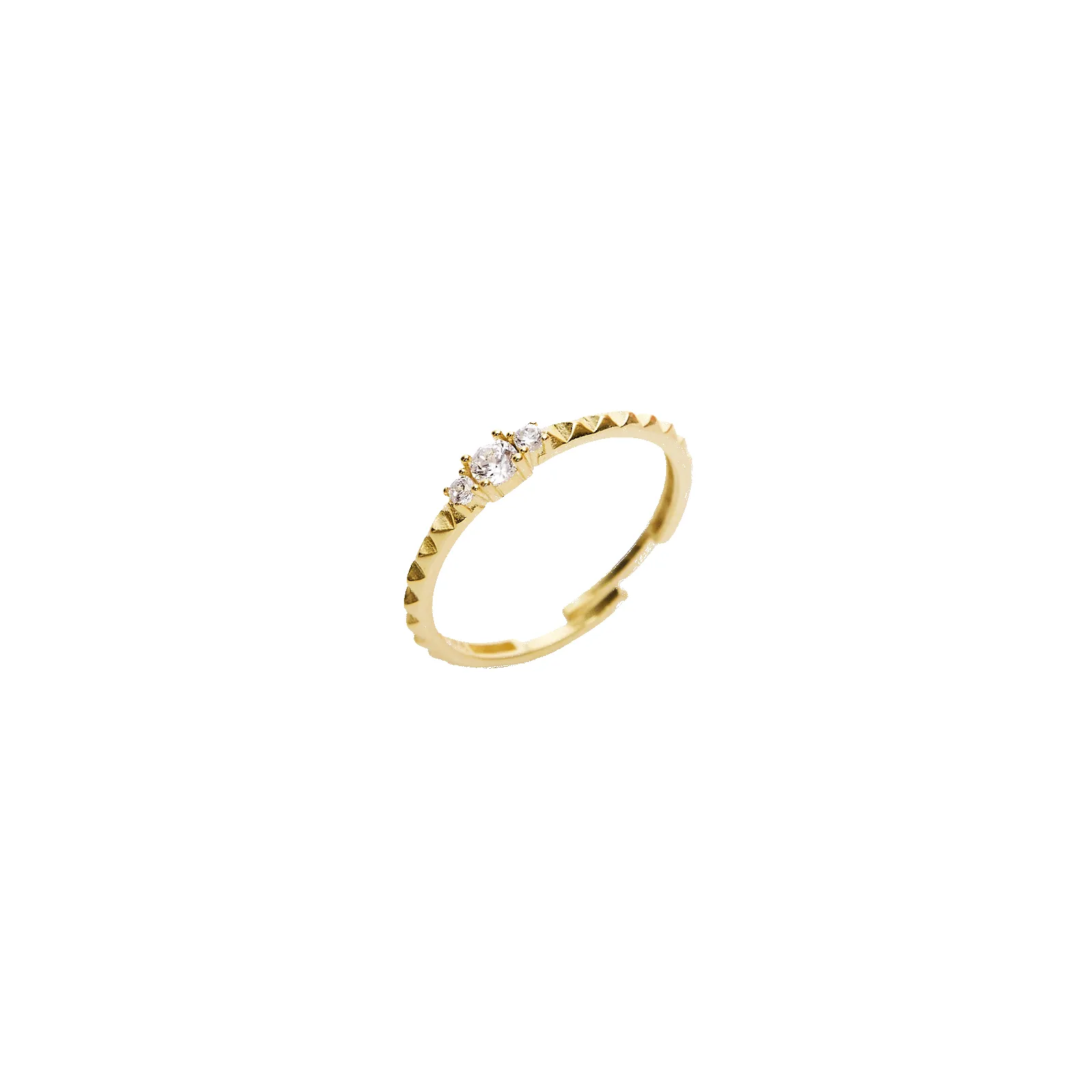 Sterling Silver Trio Stacking Ring sold by Spero London