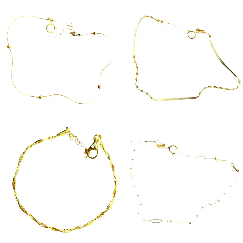 Sterling Silver Bracelet Layering Set sold by Spero London