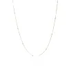Italian Fine Beaded Chain Sterling Silver Satellite Necklace sold by Spero London