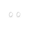 Cubic Zirconia Sterling Silver Ear Cuffs No Piercing - Pair sold by Spero London