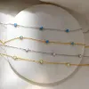 Blue Opal Bracelet in Sterling Silver sold by Spero London