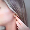 Palm Tree Sterling Silver Stud Earrings sold by Spero London