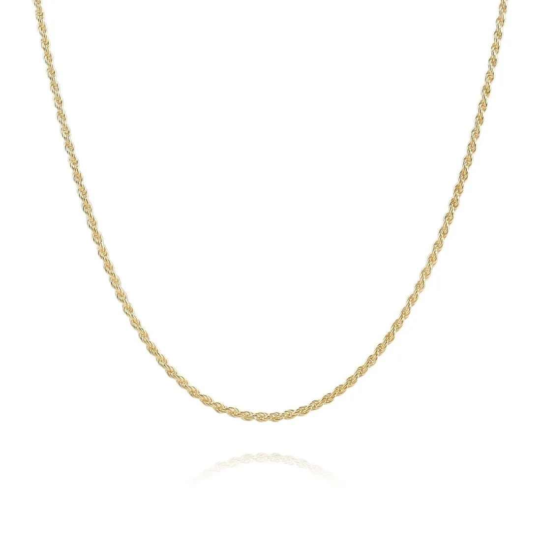 Sterling Silver Rope Chain Necklace sold by Spero London