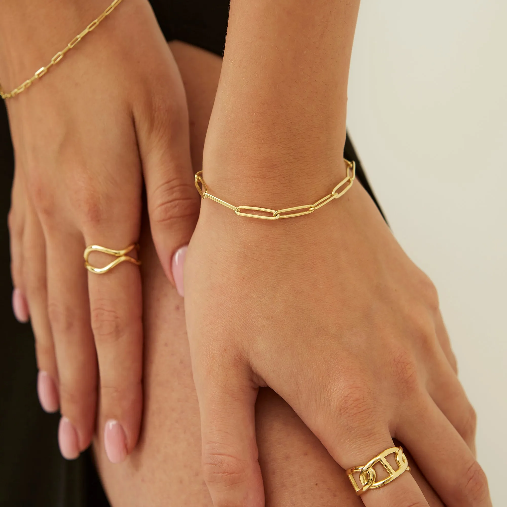 Large Chain Ring Sterling Silver sold by Spero London product image thumbnail 4