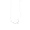 Sterling Silver Gold Plated Turquoise Necklace sold by Spero London