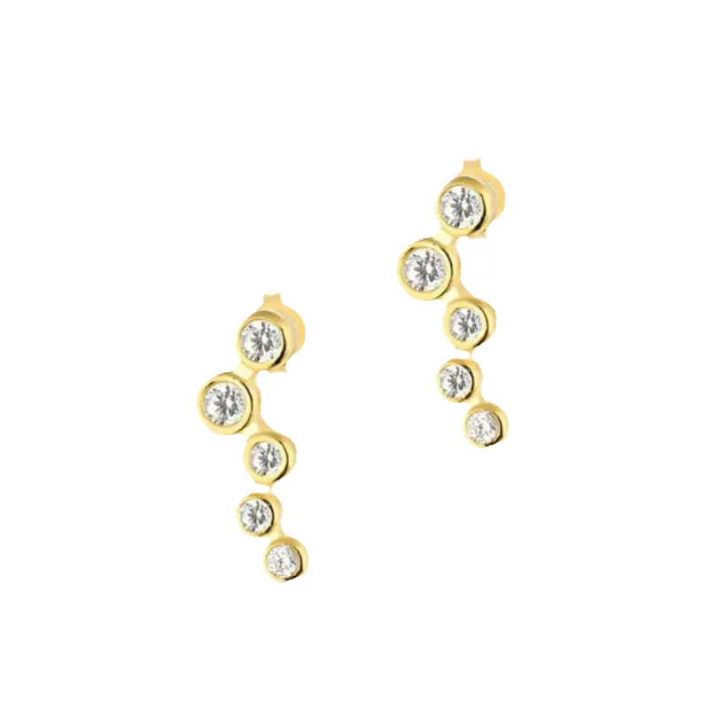 Star Cluster Stud Earrings Sterling Silver sold by Spero London