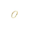 Multi Gem CZ Stacking Ring in Sterling Silver sold by Spero London