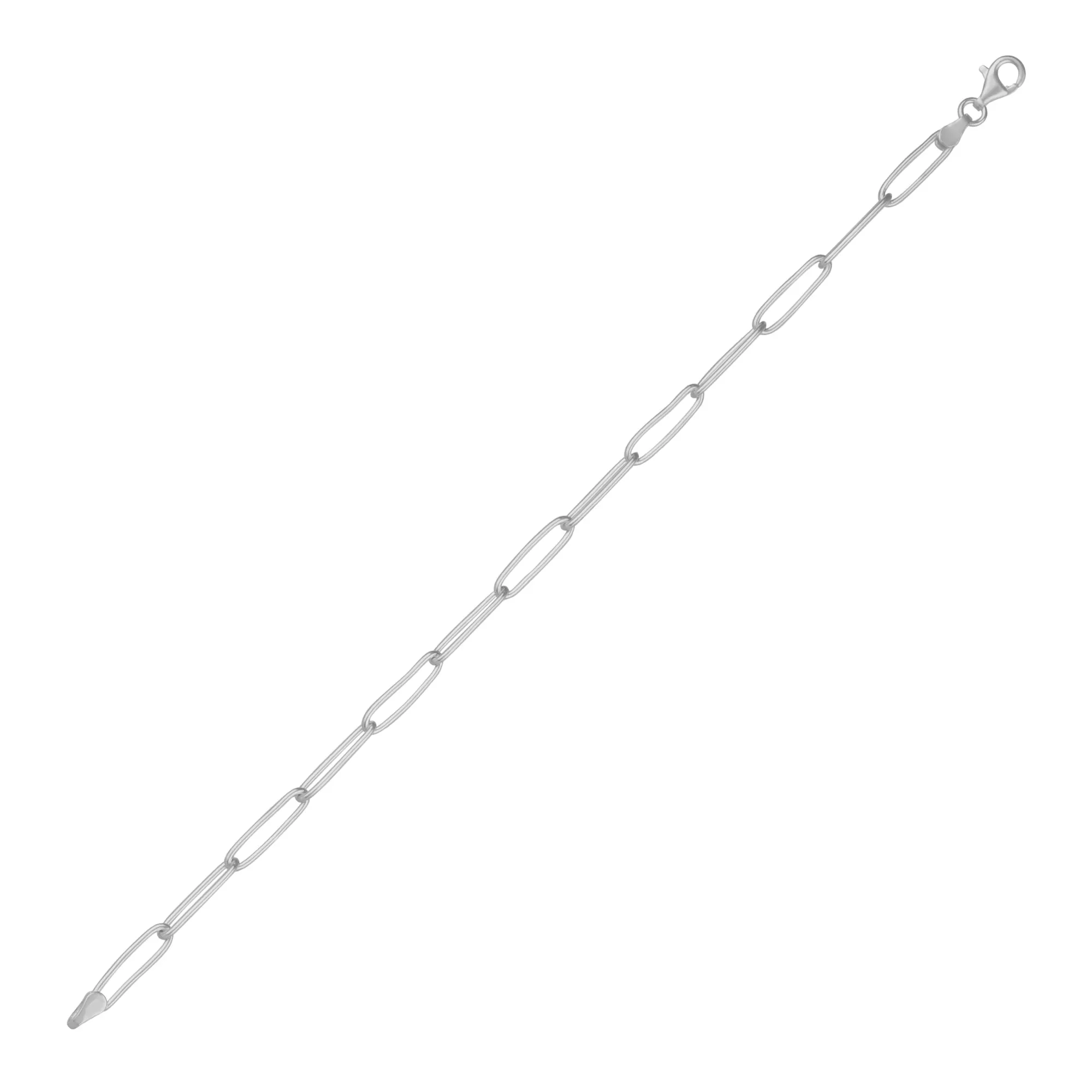 Sterling Silver Rectangular Large Chain Bracelet sold by Spero London product image thumbnail 5