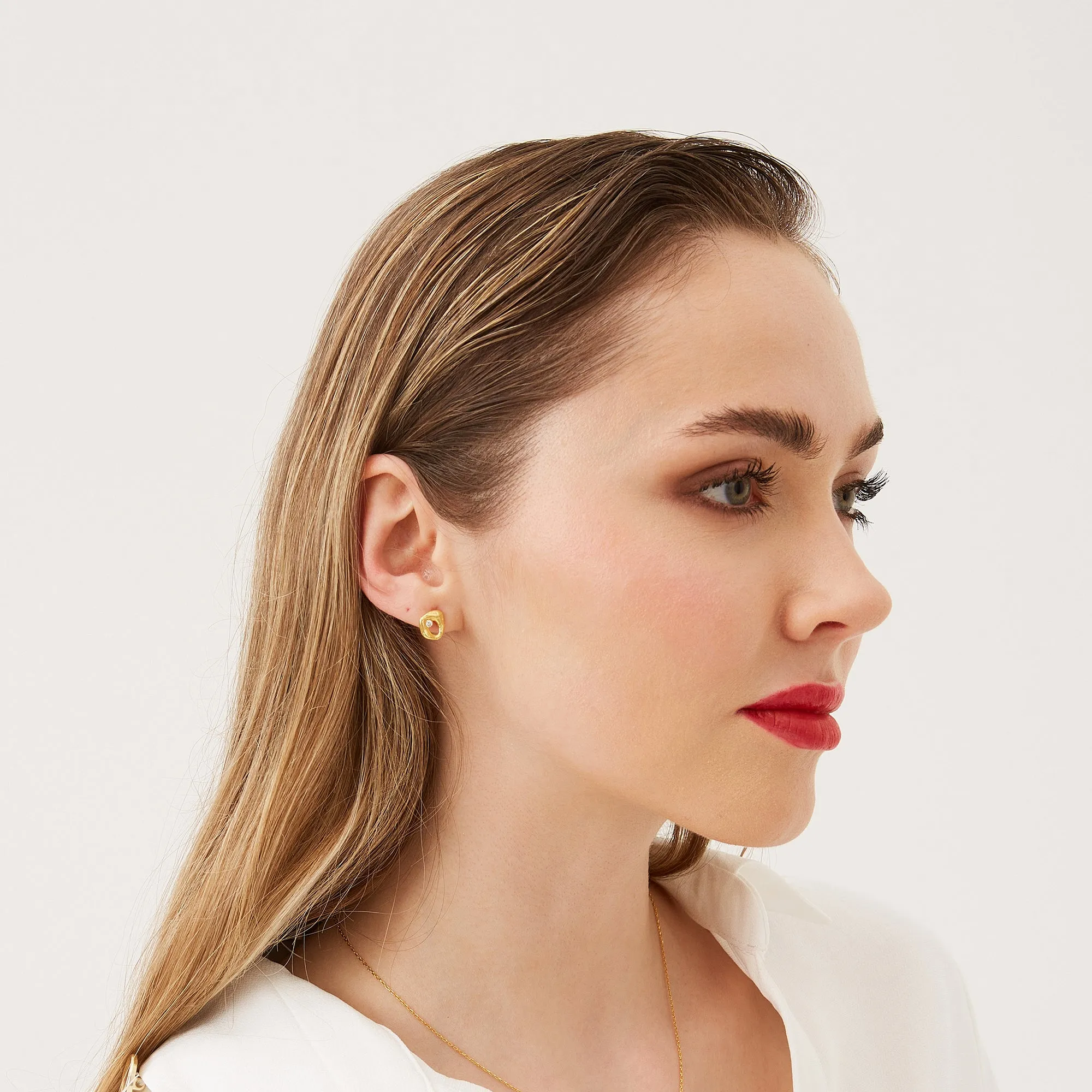 Dripping Molten Natural Textured Sterling Silver Authentic Pendant Necklace sold by Spero London product image thumbnail 5