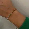 Rainbow Colourful Sterling Silver Tennis Bracelet sold by Spero London