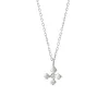 Four Cube Blocks Natural Textured Sterling Silver Authentic Pendant Necklace sold by Spero London