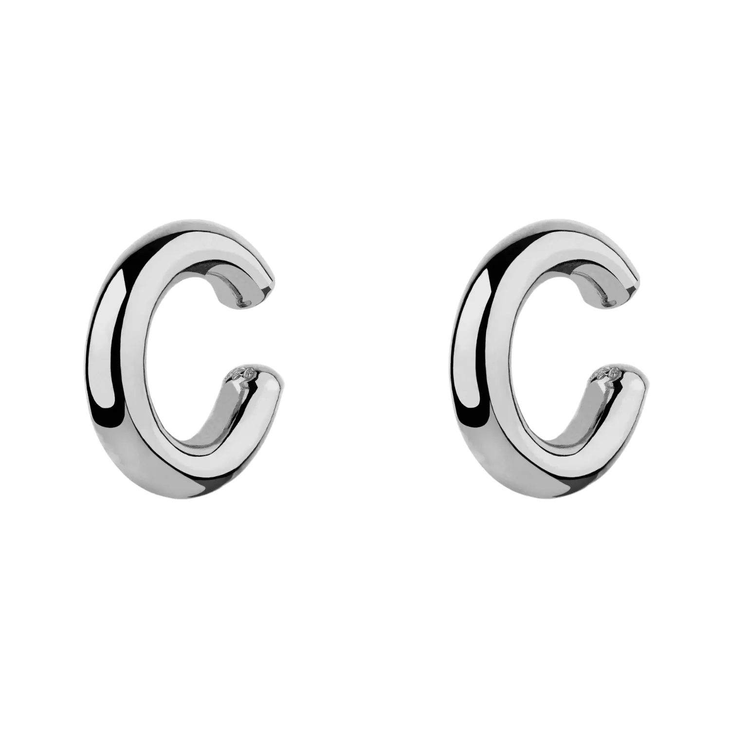 Chunky Sterling Silver Ear Cuffs No Piercing Pair sold by Spero London product image thumbnail 4