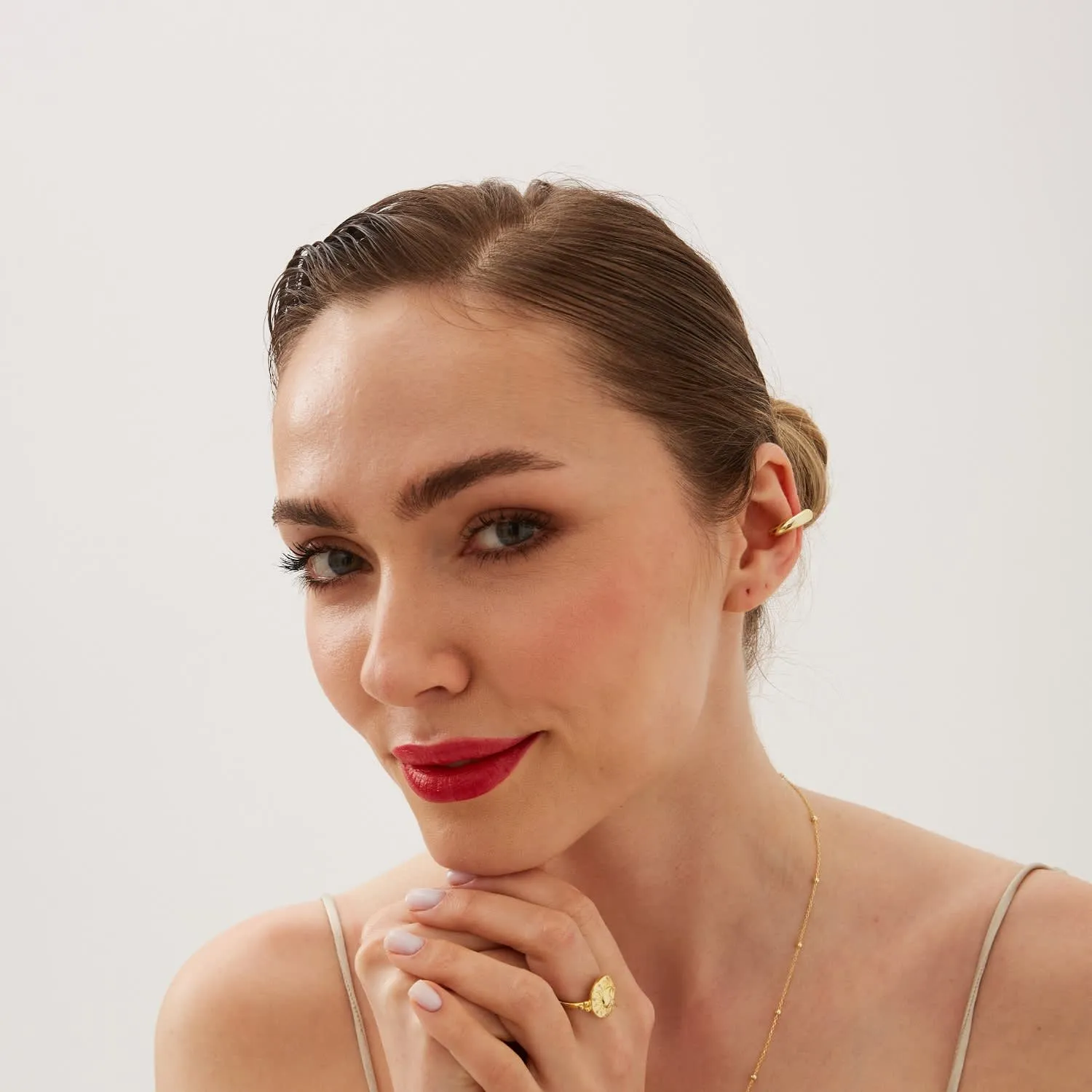 Chunky Sterling Silver Ear Cuffs No Piercing Pair sold by Spero London product image thumbnail 3