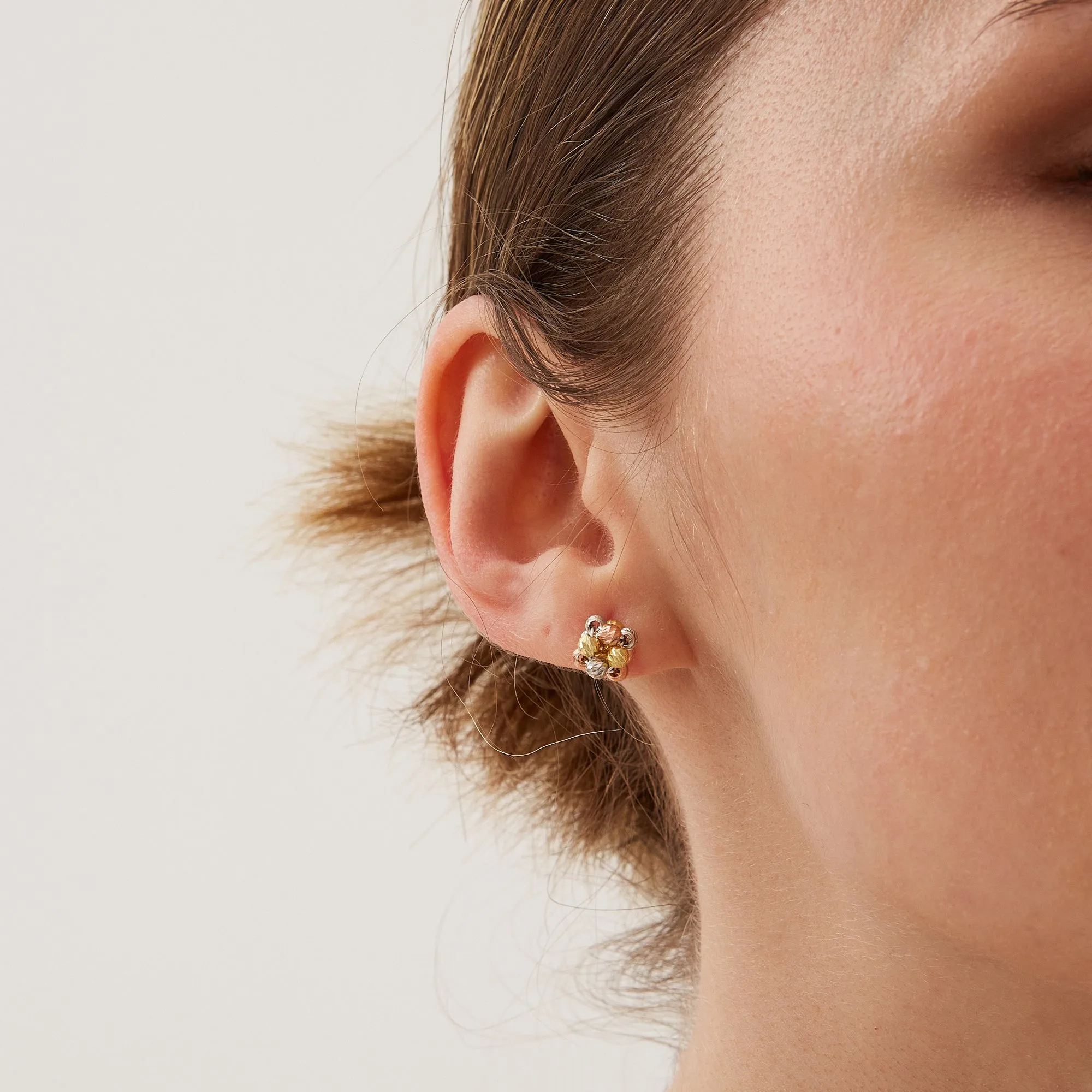 Sterling Silver Dorissa Beaded Stud Earrings sold by Spero London product image thumbnail 2