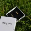 Cubic Zirconia Sterling Silver Pave Hoop Earrings sold by Spero London