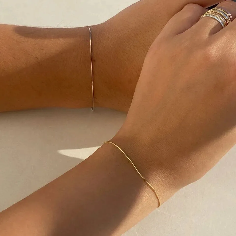 Italian Fine Chain Sterling Silver Bracelet sold by Spero London product image thumbnail 3