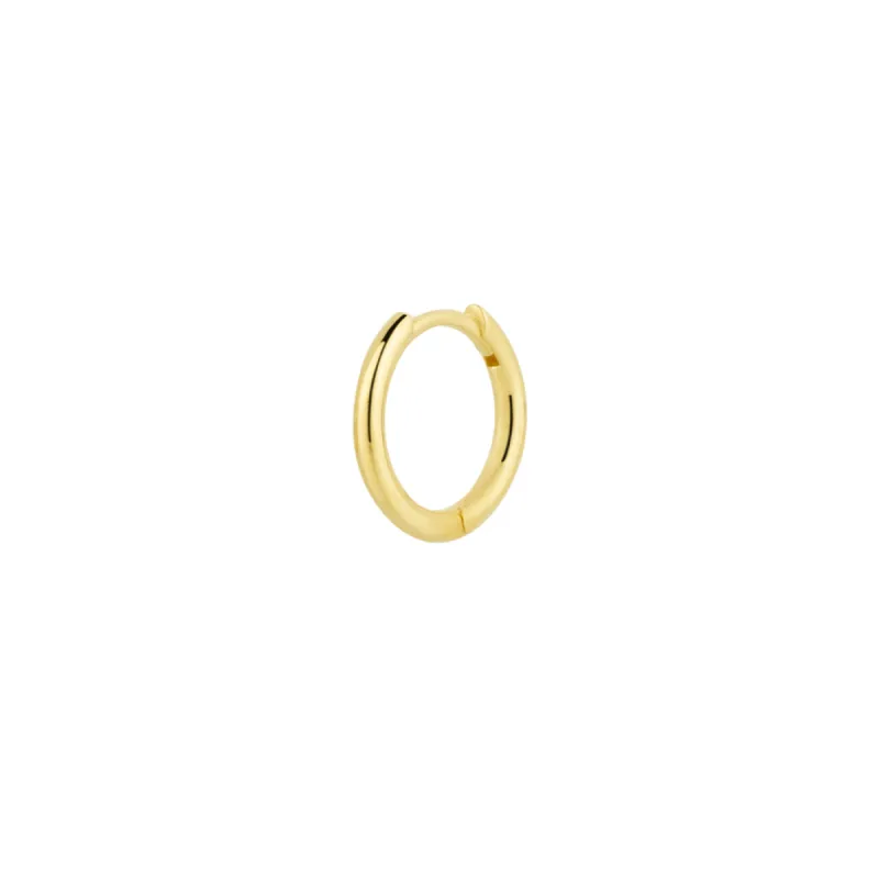 14ct Solid Gold Hoop Single Earring sold by Spero London