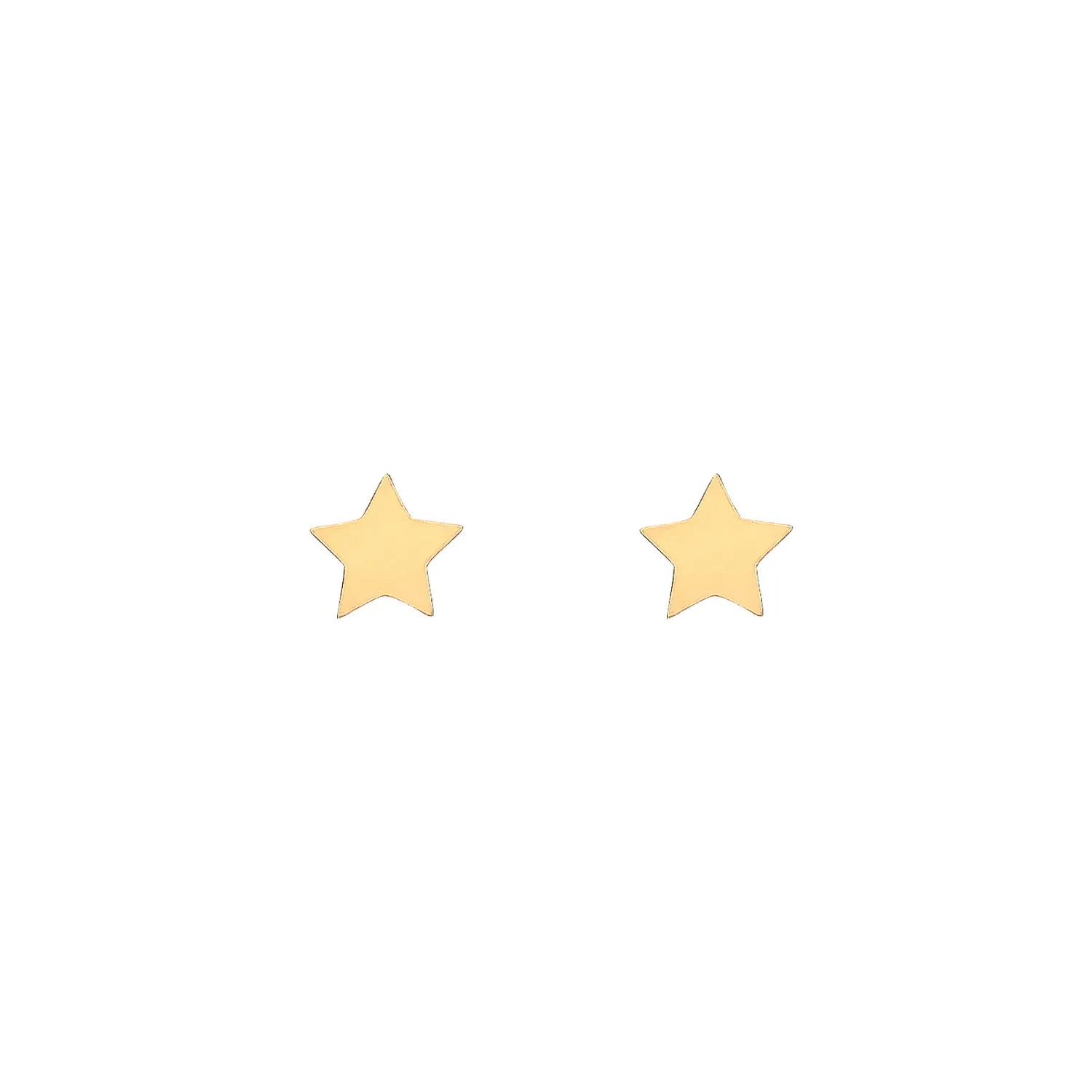 9ct Solid Gold Tiny Thin Star Stud Earrings sold by Spero London