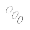 Sterling Silver Multi Gem Ring Stacking Set 2 sold by Spero London