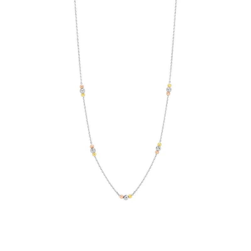 Dorissa Three Bead Sterling Silver Necklace sold by Spero London
