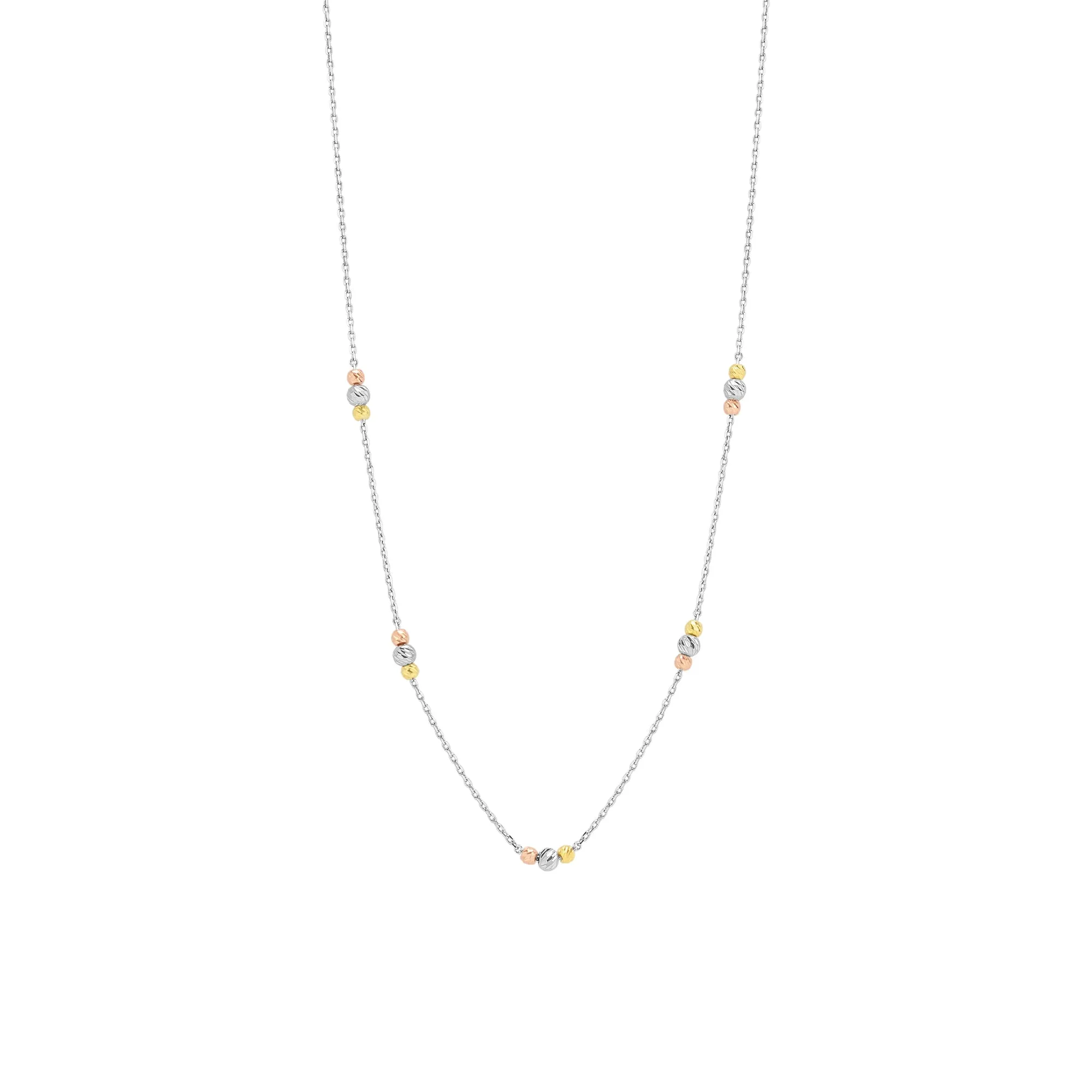 Dorissa Three Bead Sterling Silver Necklace sold by Spero London