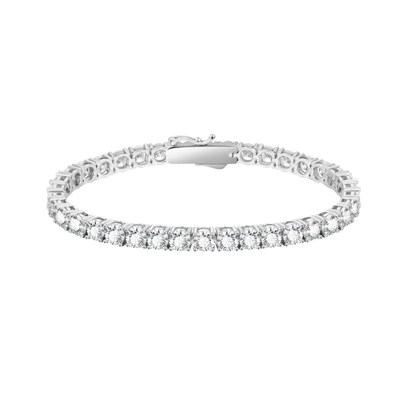 Sterling Silver 5mm Tennis Bracelet sold by Spero London