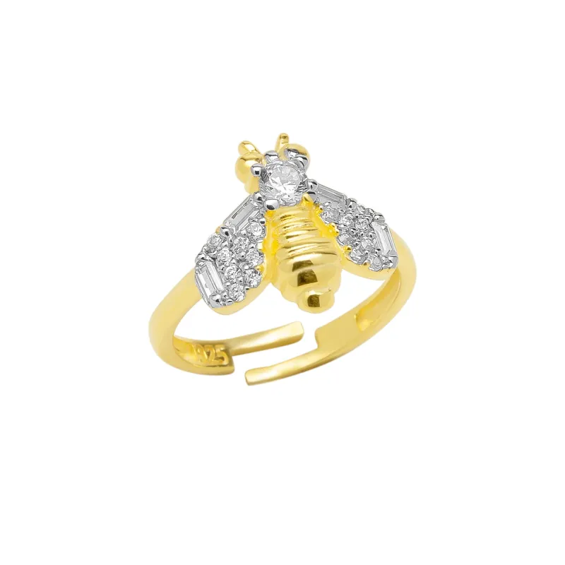 Sterling Silver Bumble Bee Ring sold by Spero London