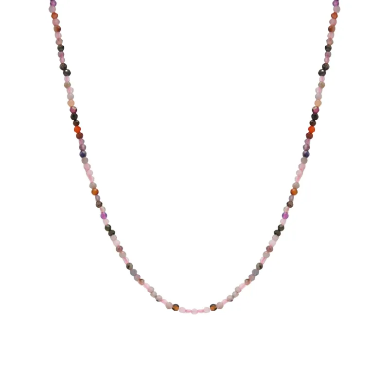Fine Multicolor Tourmaline Sterling Silver Necklace sold by Spero London