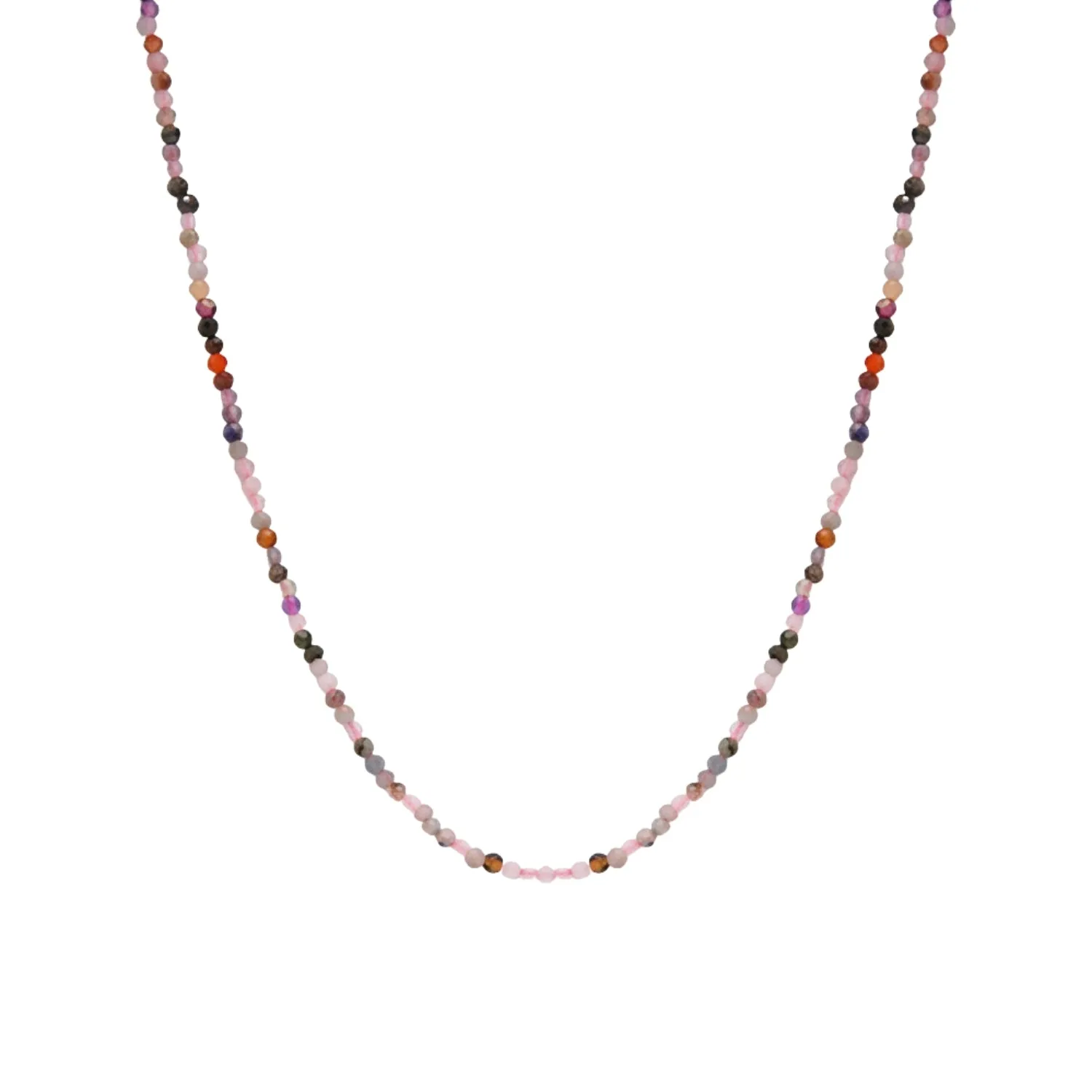 Fine Multicolor Tourmaline Sterling Silver Necklace sold by Spero London