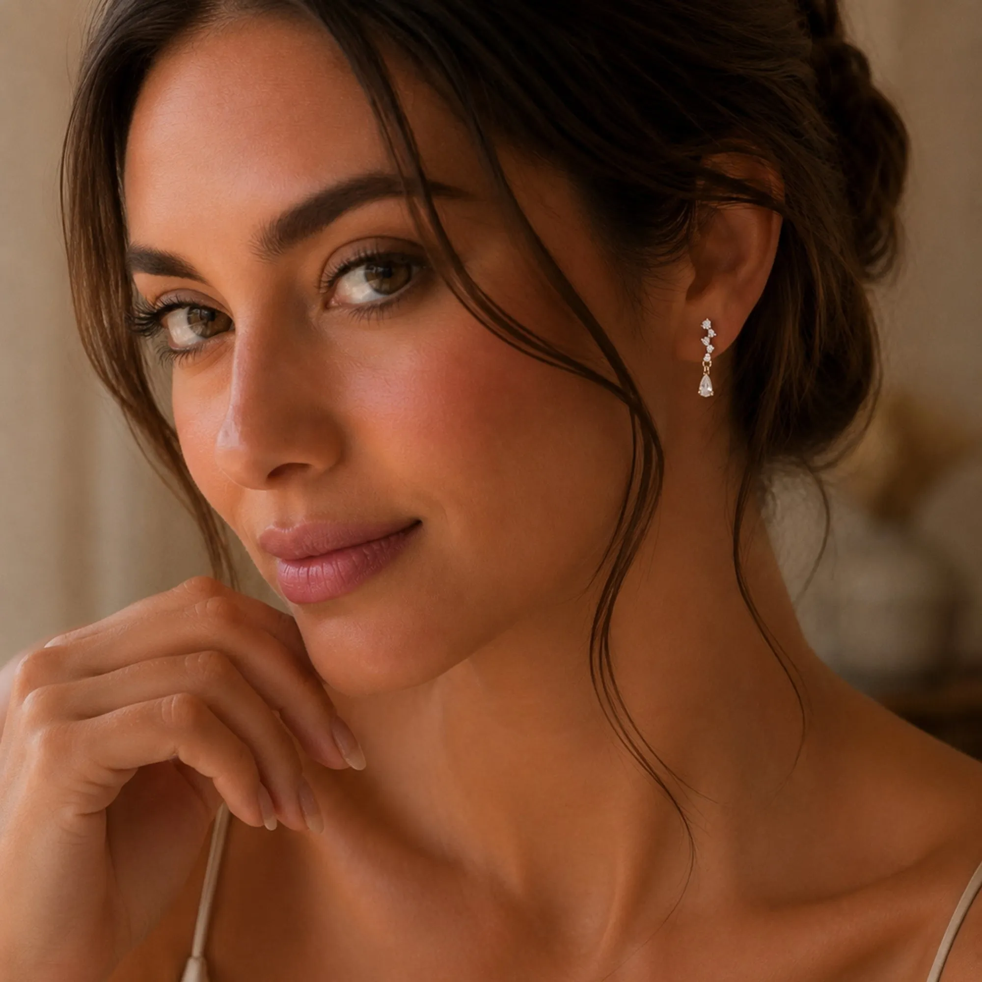 Sterling Silver Dripping Earring sold by Spero London product image thumbnail 2
