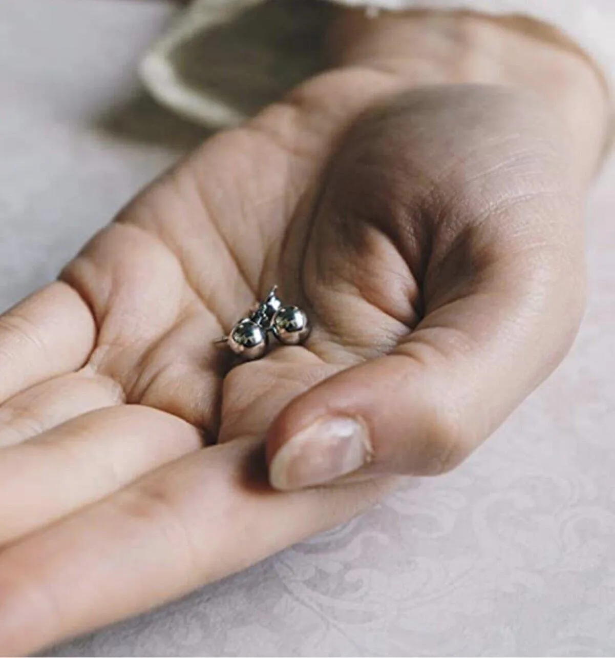 Sterling Silver Ball Stud Earring Set sold by Spero London product image thumbnail 3