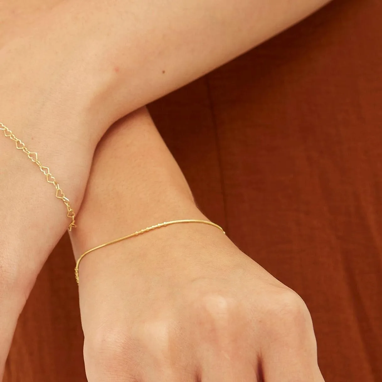 Six Beads Sterling Silver Bracelet sold by Spero London product image thumbnail 5