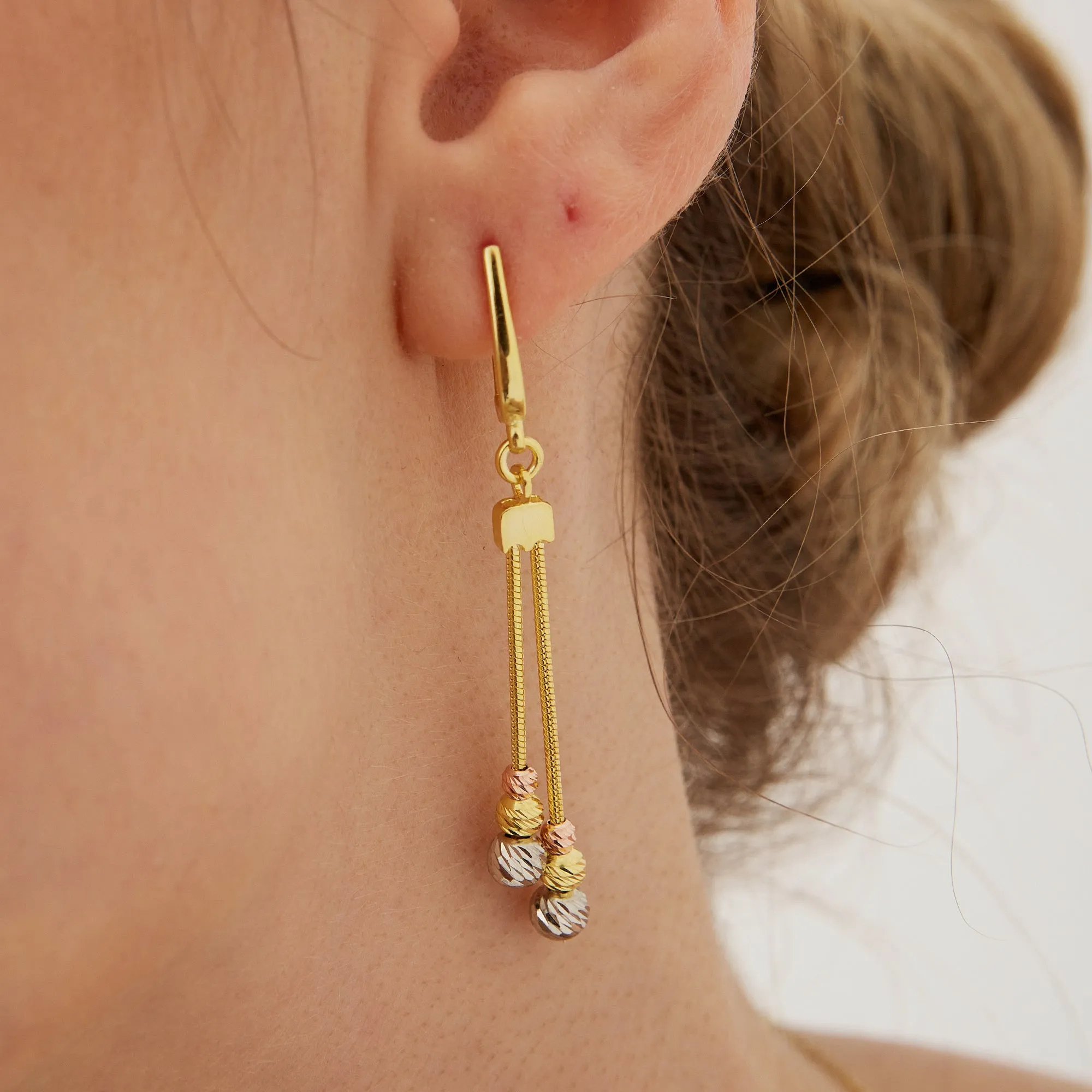 Dorissa Sterling Silver Drop Earrings Multicolor Beads sold by Spero London product image thumbnail 4