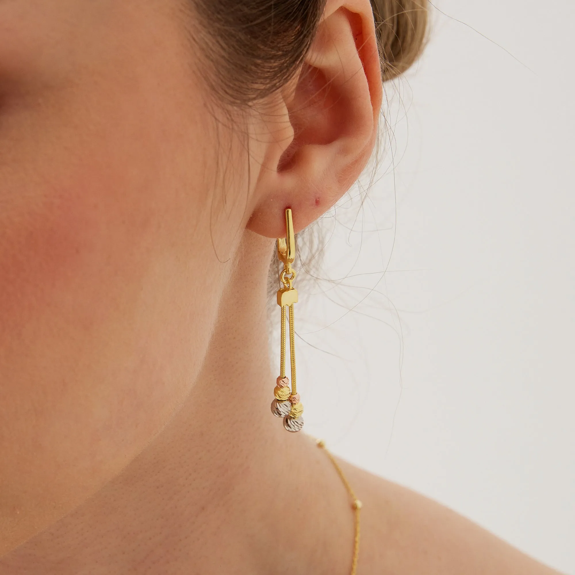 Dorissa Sterling Silver Drop Earrings Multicolor Beads sold by Spero London product image thumbnail 2