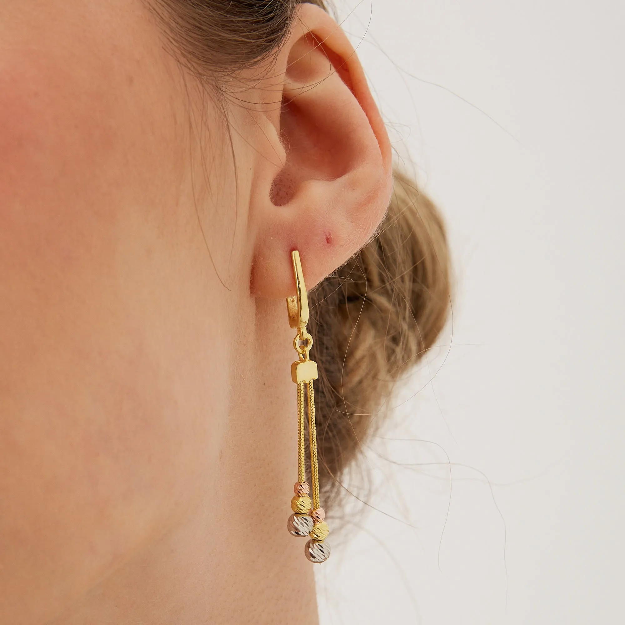 Dorissa Sterling Silver Drop Earrings Multicolor Beads sold by Spero London product image thumbnail 3