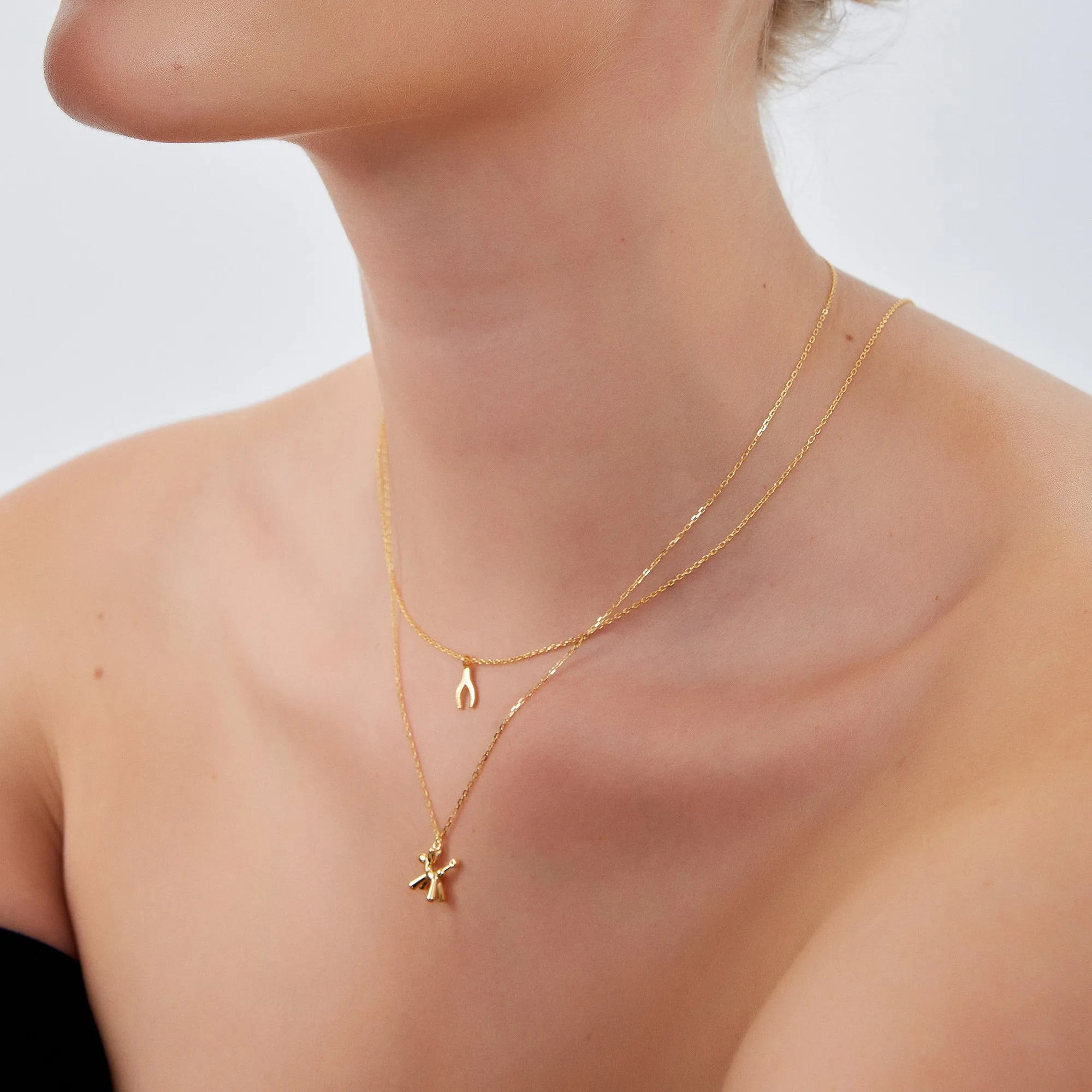 Balloon Dog Poodle Necklace in Sterling Silver sold by Spero London product image thumbnail 5