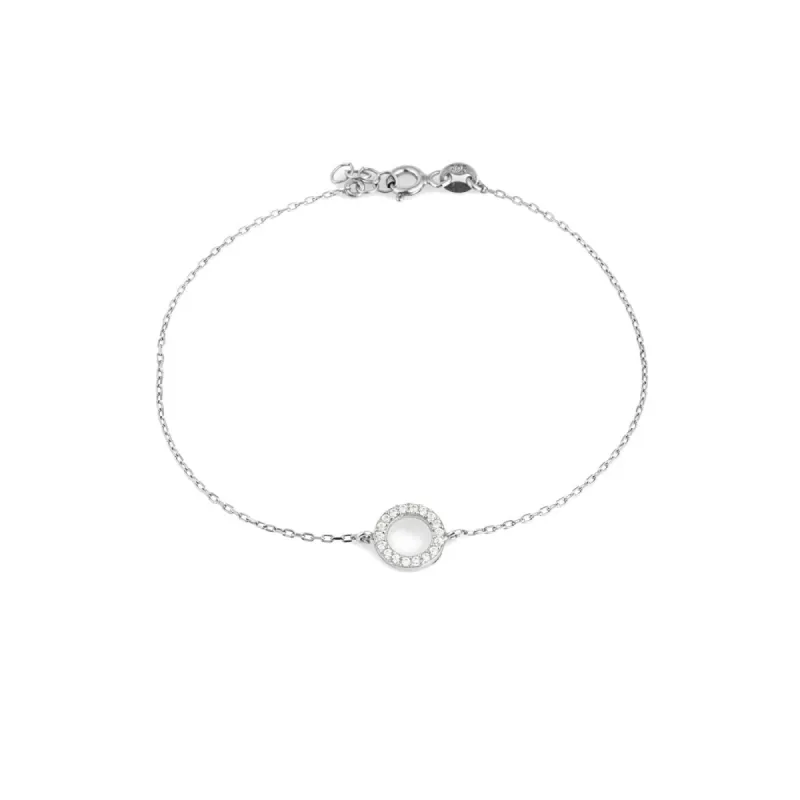 Circle Bracelet in Sterling Silver sold by Spero London