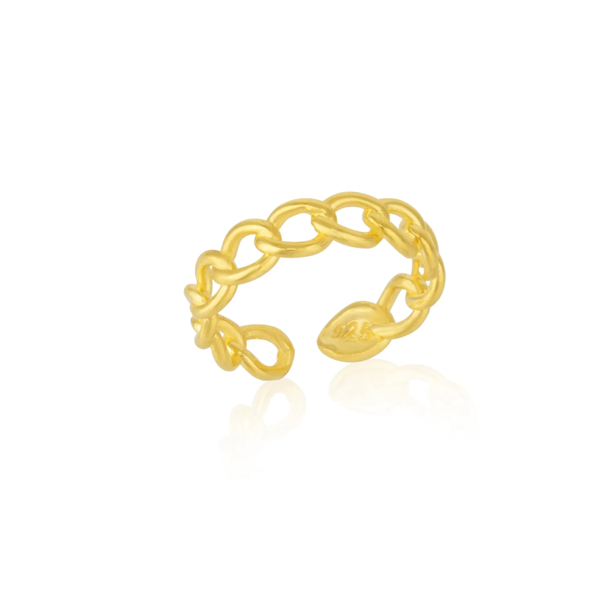 Sterling Silver Chain Ring sold by Spero London