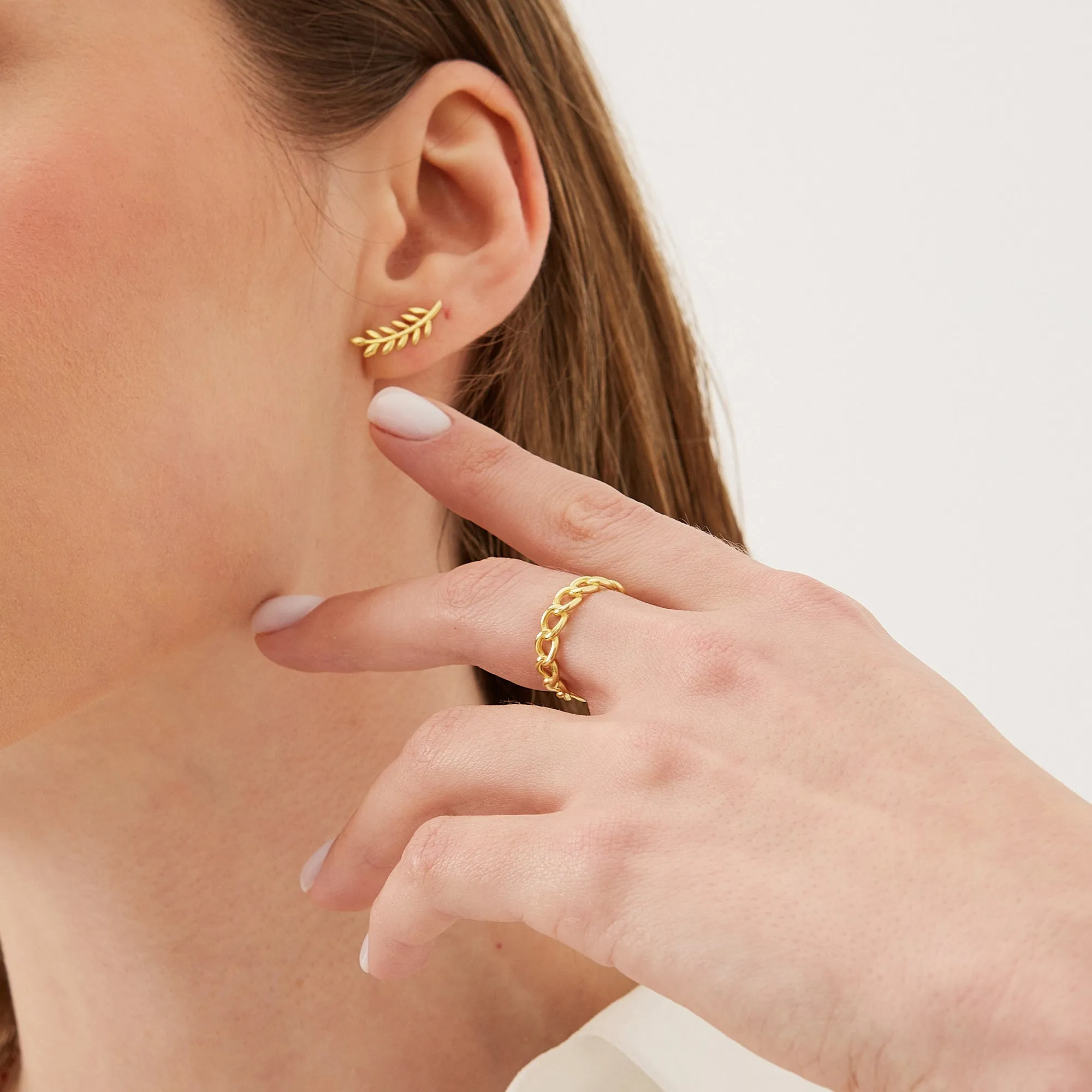 Sterling Silver Chain Ring sold by Spero London product image thumbnail 2