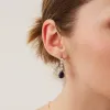 Pear Sterling Silver Drop Earrings sold by Spero London