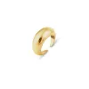 Sterling Silver Dome Crescent Ring sold by Spero London