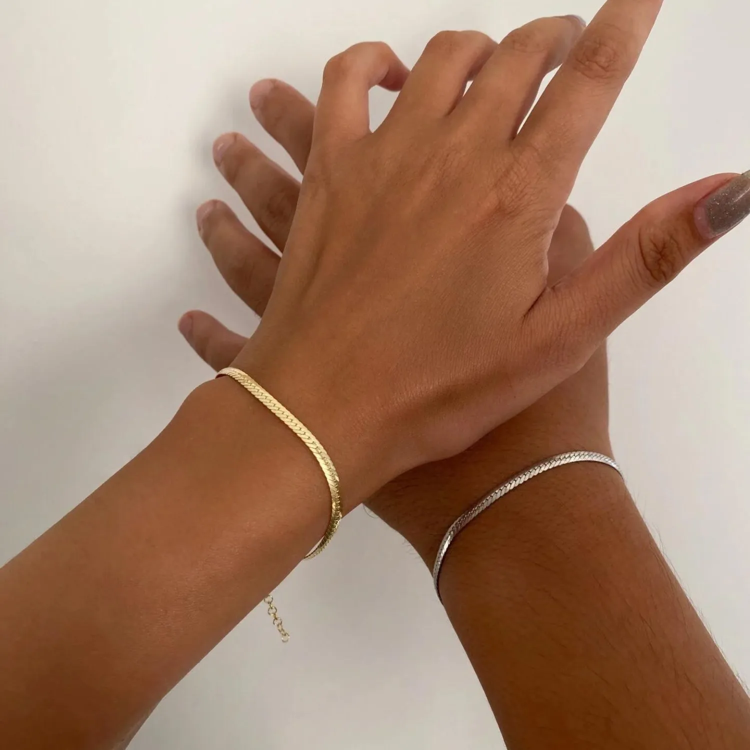 Italian Sterling Silver Herringbone Bracelet sold by Spero London product image thumbnail 3