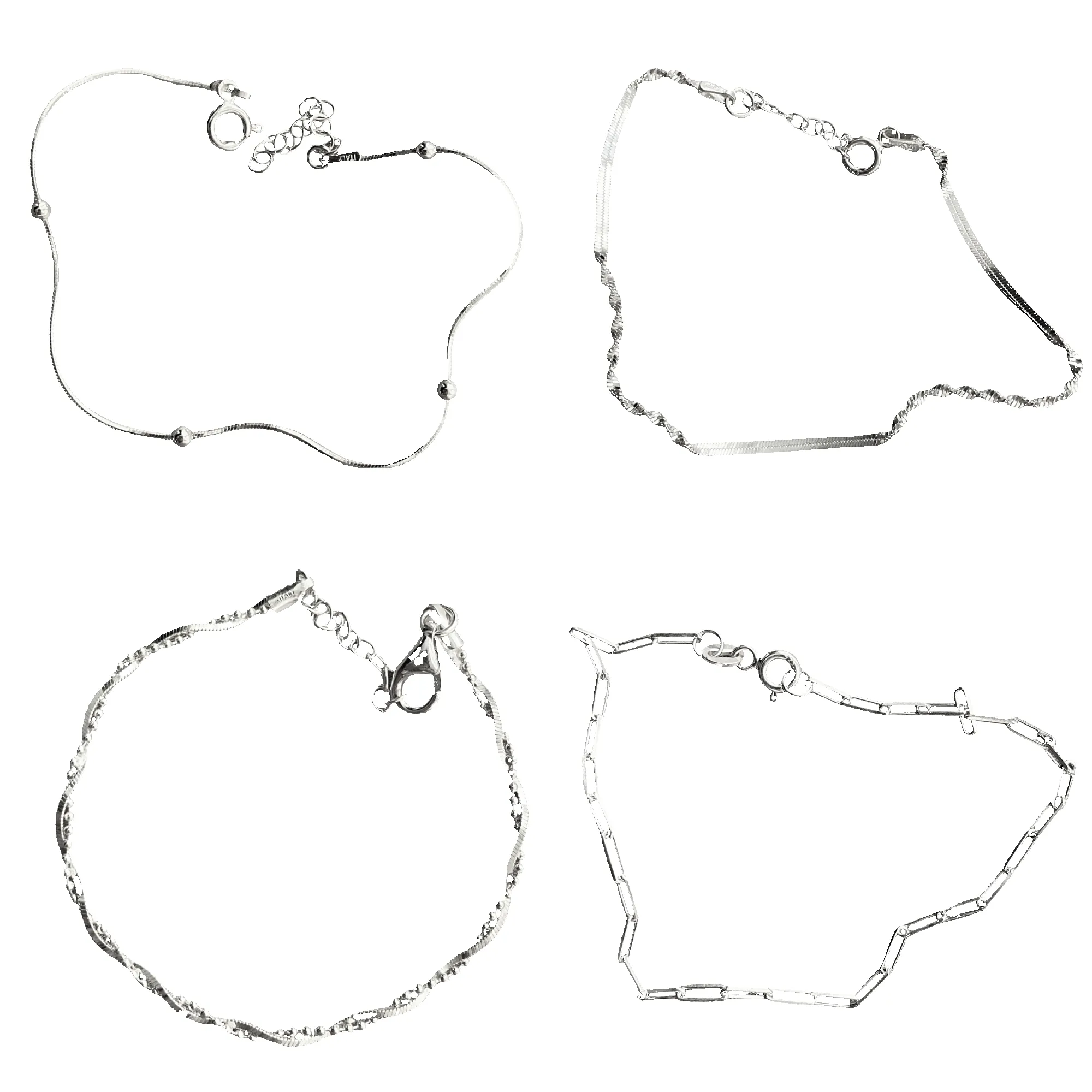 The Original Complete Sterling Silver Bracelet Layering Set sold by Spero London product image thumbnail 3