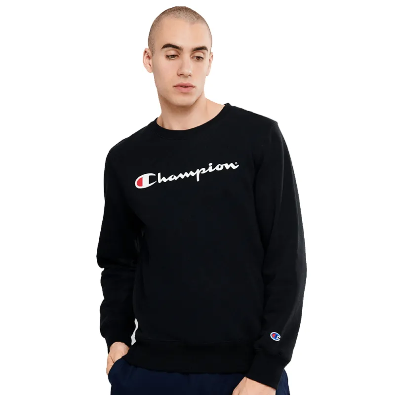 Champion Mens Ch Script Crew sold by Sportsmans Warehouse