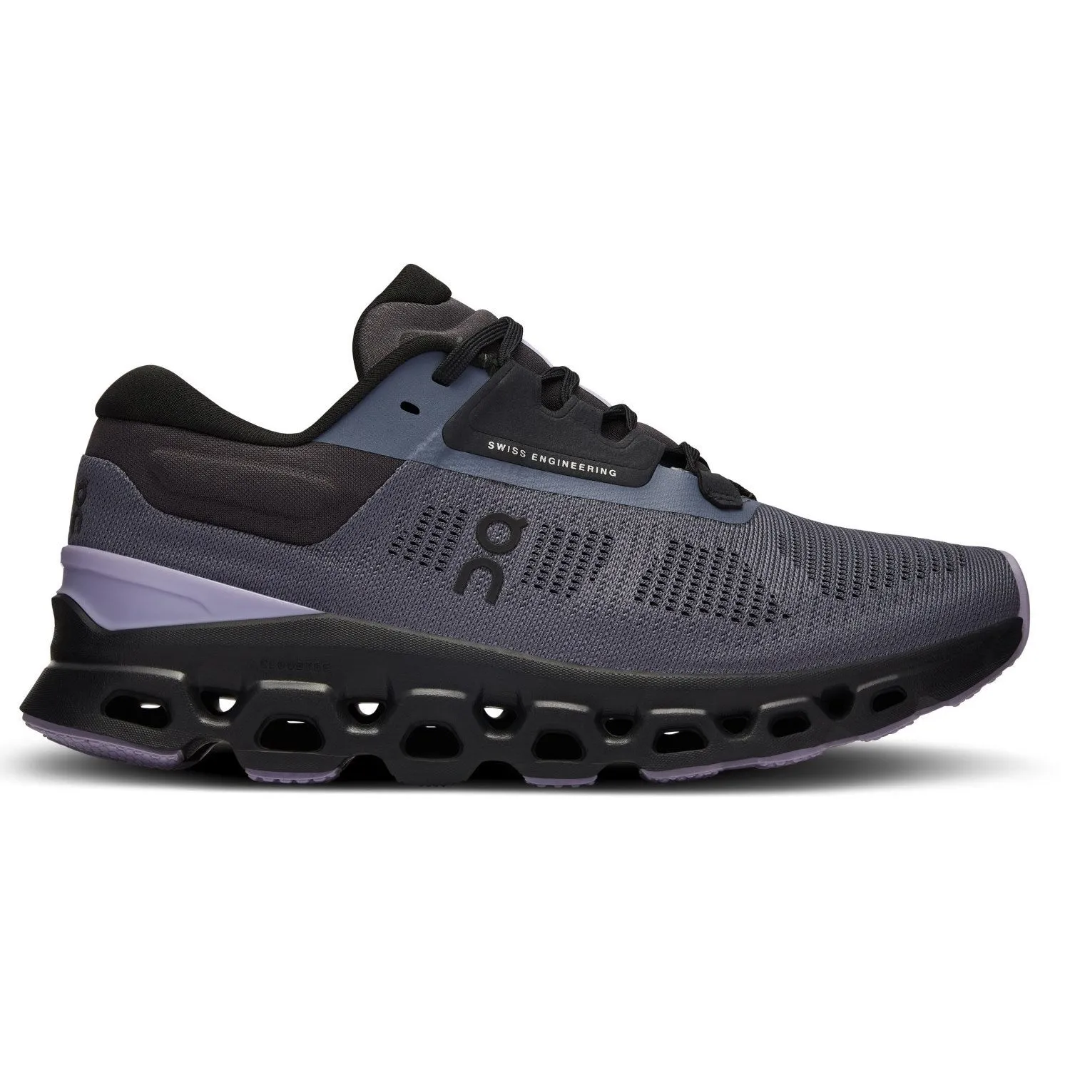 On Cloudstratus 3 B Womens Running Shoe Metal/Wisteria sold by Sportsmans Warehouse