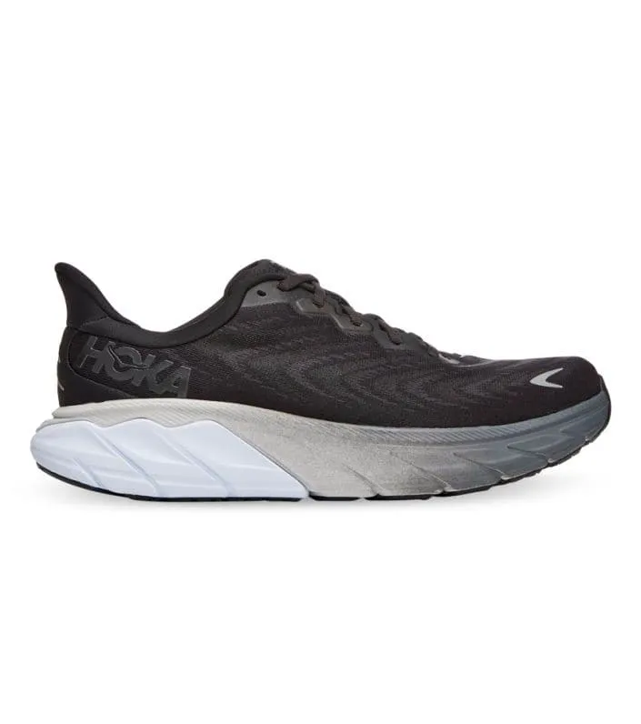Hoka Mens Arahi 6 Running Shoe - Black/White sold by Sportsmans Warehouse product image thumbnail 2