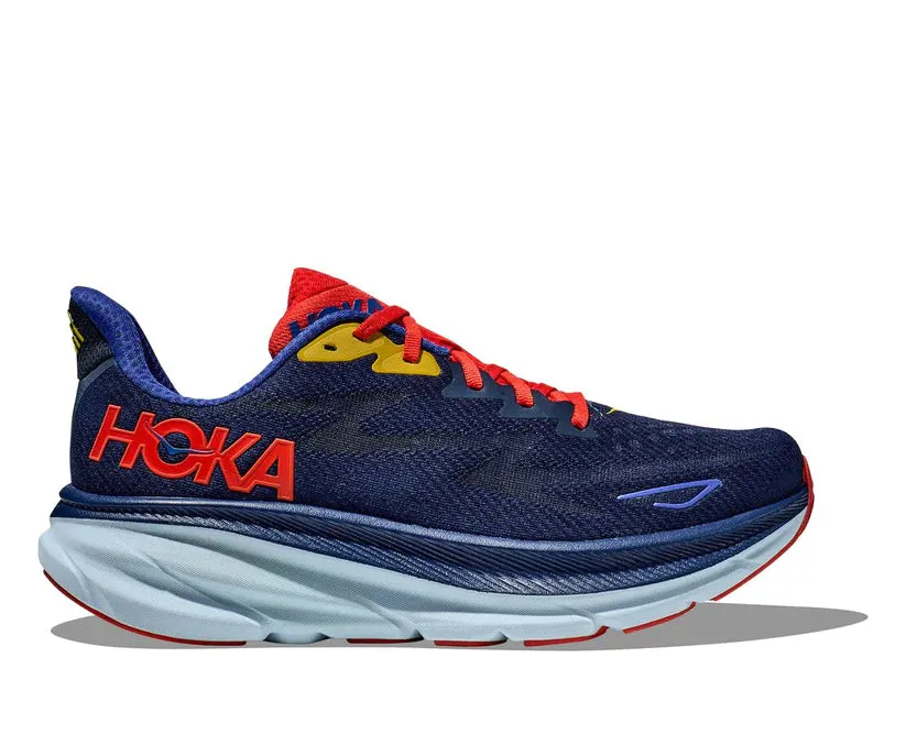 Hoka Mens Clifton 9 Running Shoe - Bellweather Blue sold by Sportsmans Warehouse