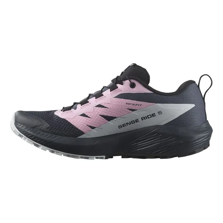 Salomon Sense Ride 5 Womens Trail Running Shoes B India Ink/Lilac Sachet/Arctic Ice sold by Sportsmans Warehouse product image thumbnail 2